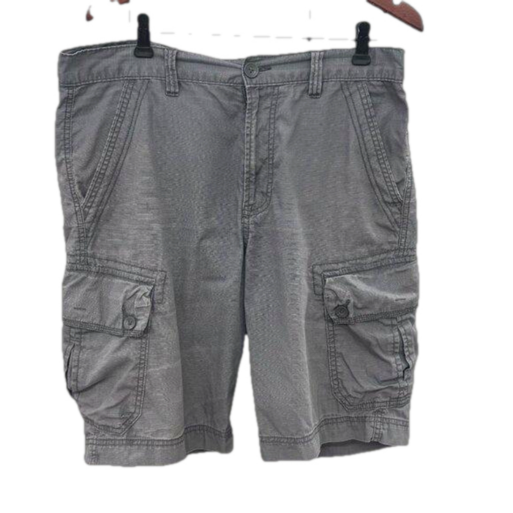 Men's Calvin Klein Cargo Shorts Grey Size 34